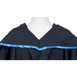 Customized City University of Hong Kong Bachelor of Arts graduation gown blue graduation shoulder strap uniform company DA319 Customized City University of Hong Kong Bachelor of Arts graduation gown blue graduation shoulder strap uniform company DA319